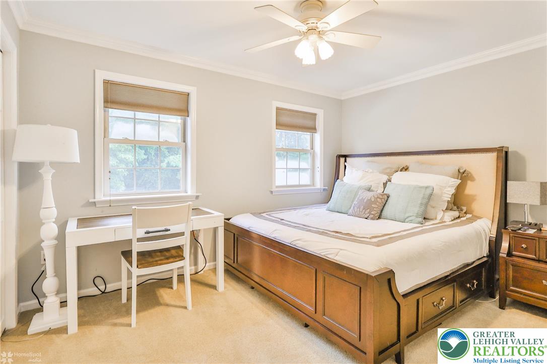 1147 Jacobsburg Road Wind Gap, PA 18091 - Photo 34 of 70 a bedroom with a bed and a window