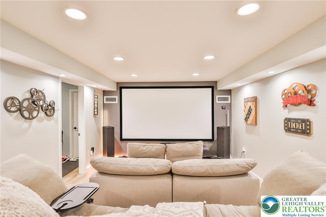 1147 Jacobsburg Road Wind Gap, PA 18091 - Photo 42 of 70 a living room with furniture and a flat screen tv