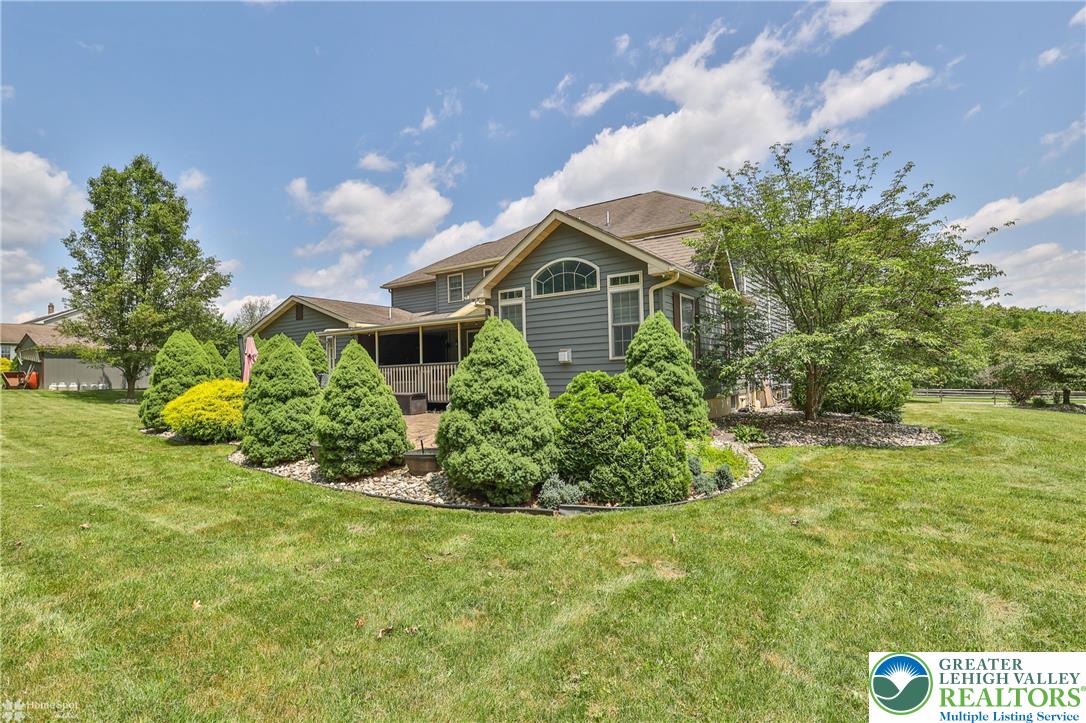 1147 Jacobsburg Road Wind Gap, PA 18091 - Photo 51 of 70 a view of a garden with a fountain