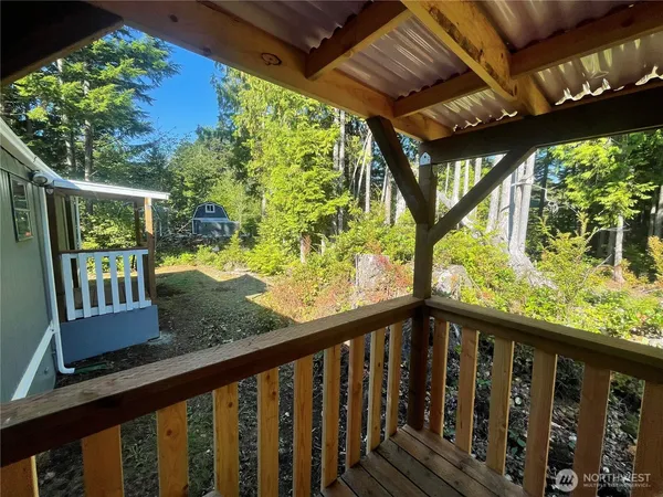 a view of a porch