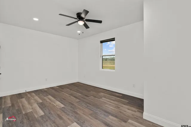 wooden floor in an empty room