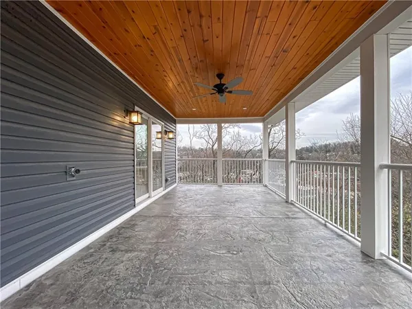 a view of an outdoor space with a street