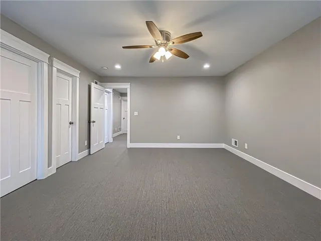 a view of an empty room