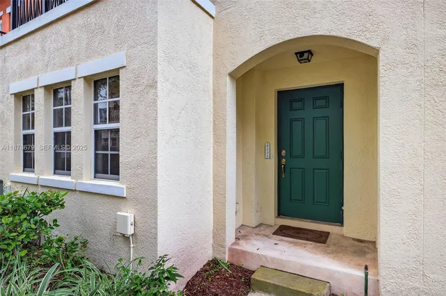 an aerial view of multiple houses