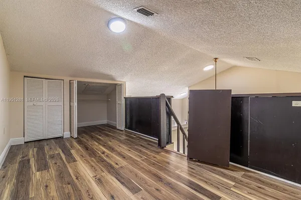 a view of wooden floor