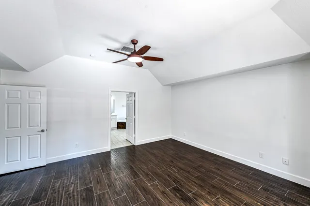 wooden floor in an empty room