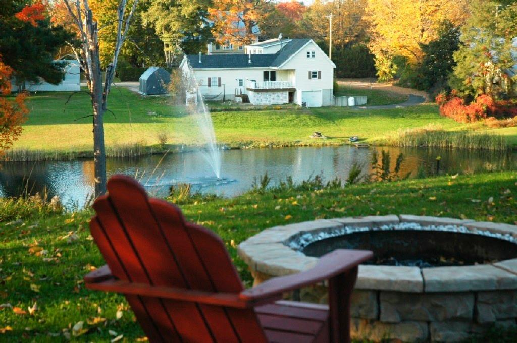 878 River Road North Anson, ME 04958 - Photo 32 of 36 Pond & fountain view