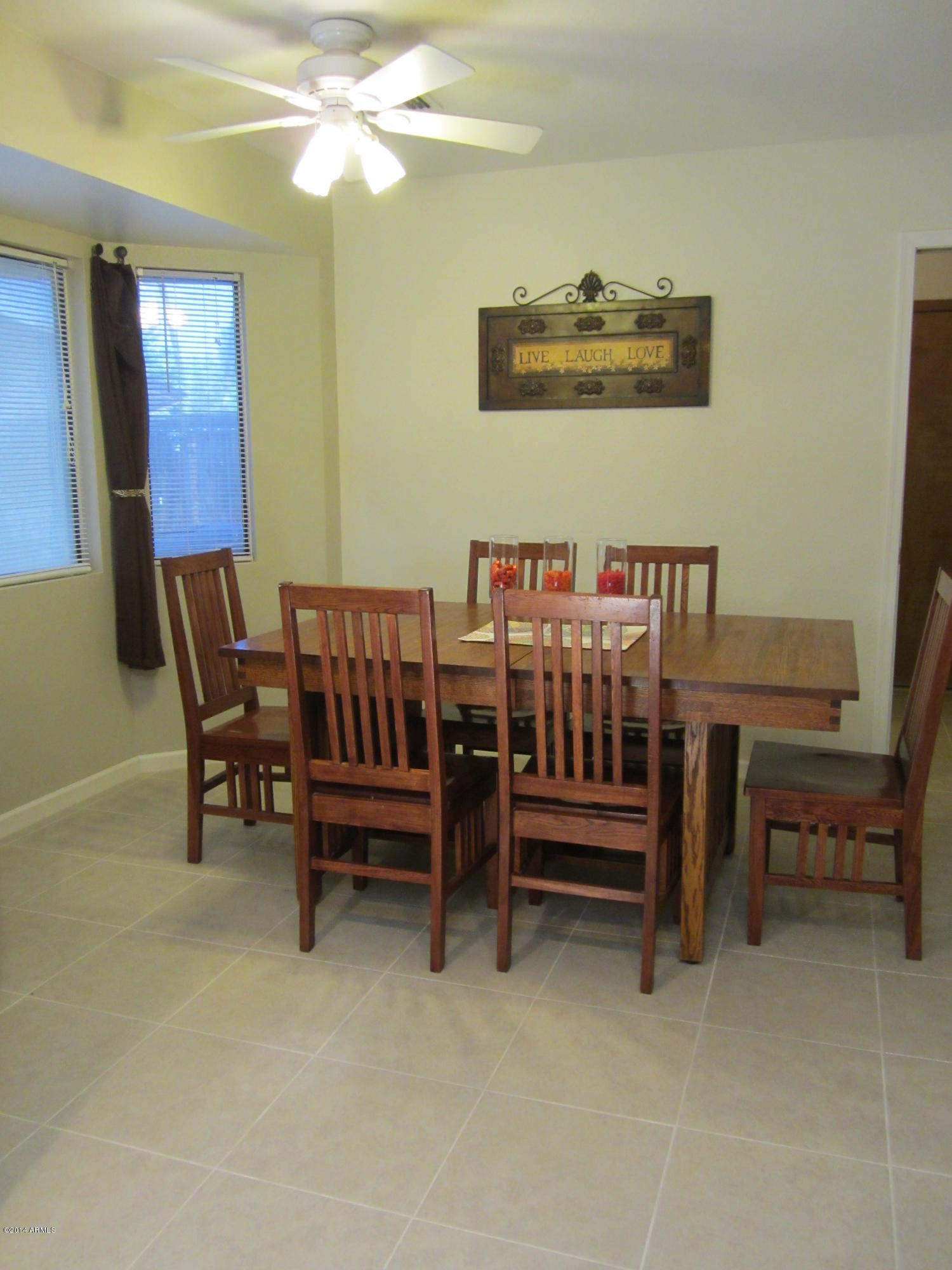 5639 East Ellis Street Mesa, AZ 85205 - Photo 5 of 26 Breakfast Nook_Dining Room_Bay Window