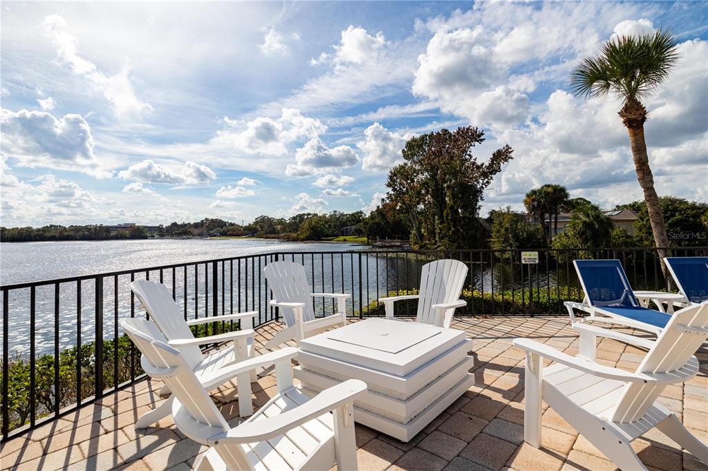 920 Lake Destiny Road, Unit F Altamonte Springs, FL 32714 - Photo 14 of 27 a view of a patio with two chairs and a table