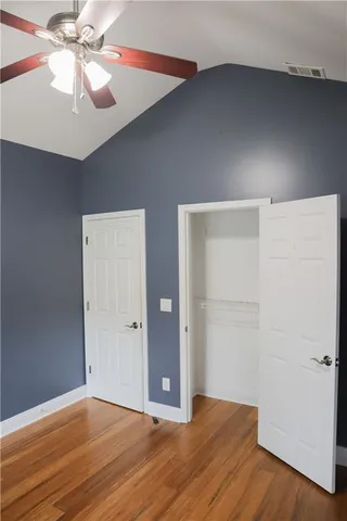 wooden floor in an empty room