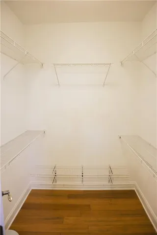 a view of a room with an empty space