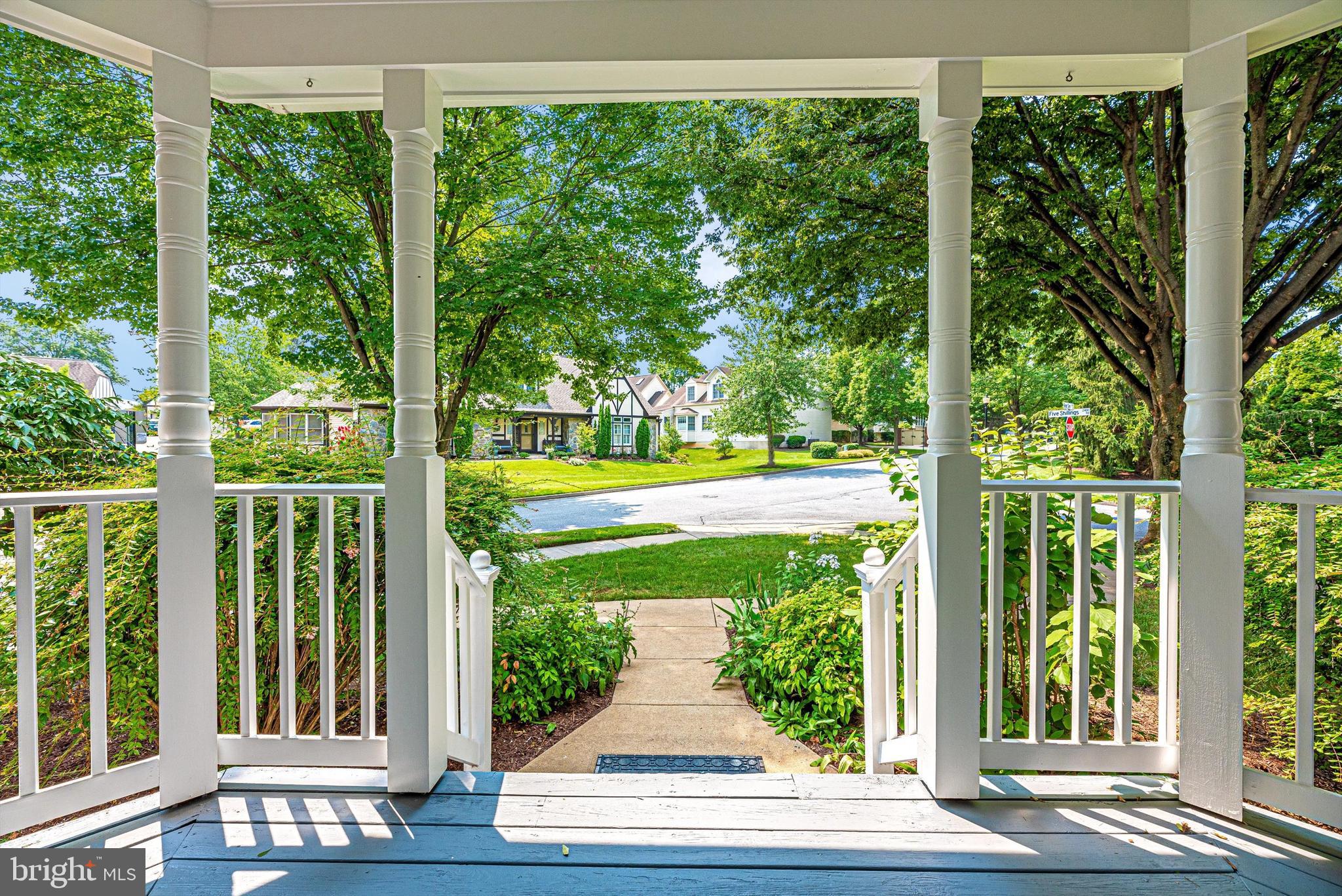 Covered Porch to Welcome Guests