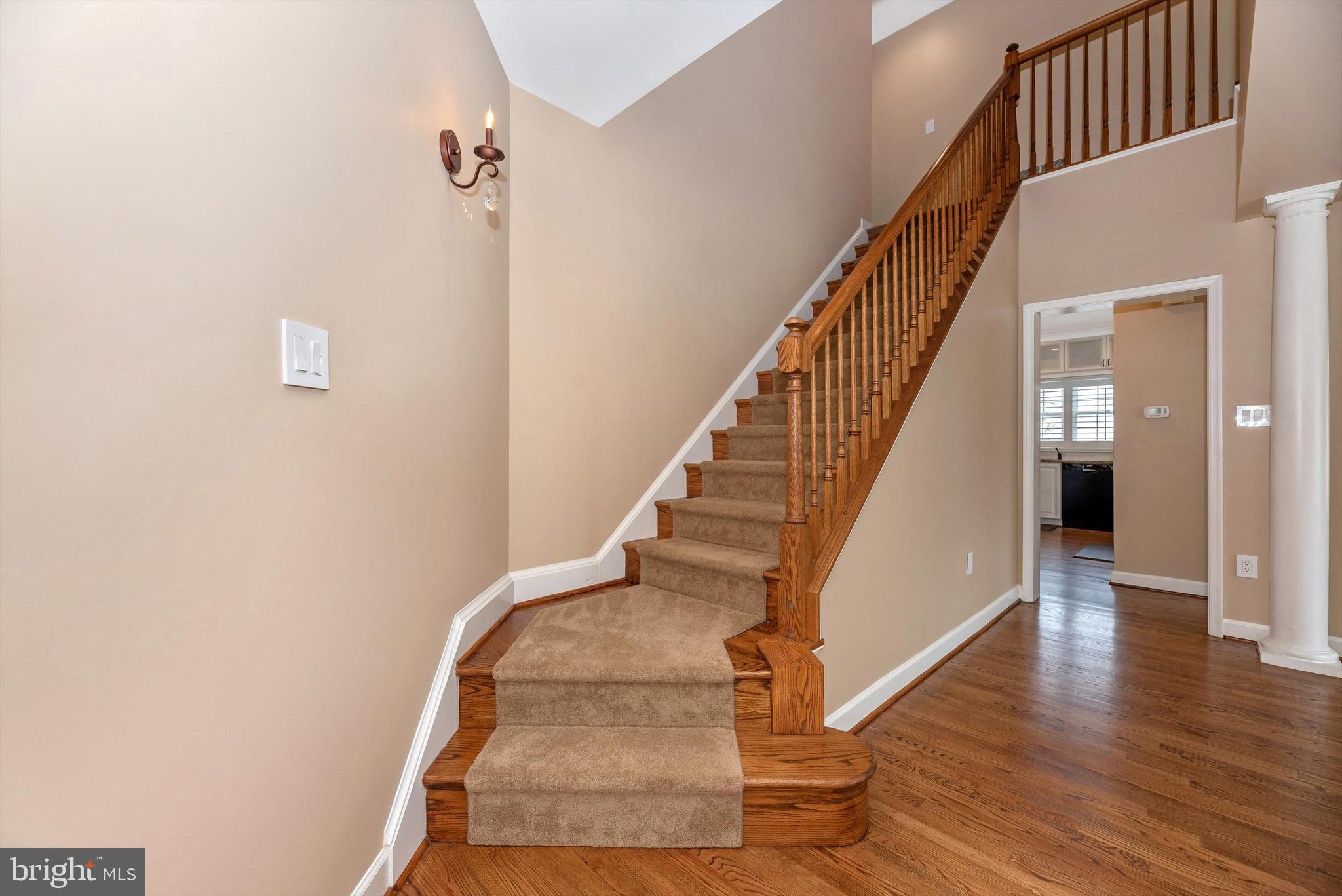 2442-5 Five Shillings Road Frederick, MD 21701 - Photo 23 of 44 Hardwood Stairs with Runner