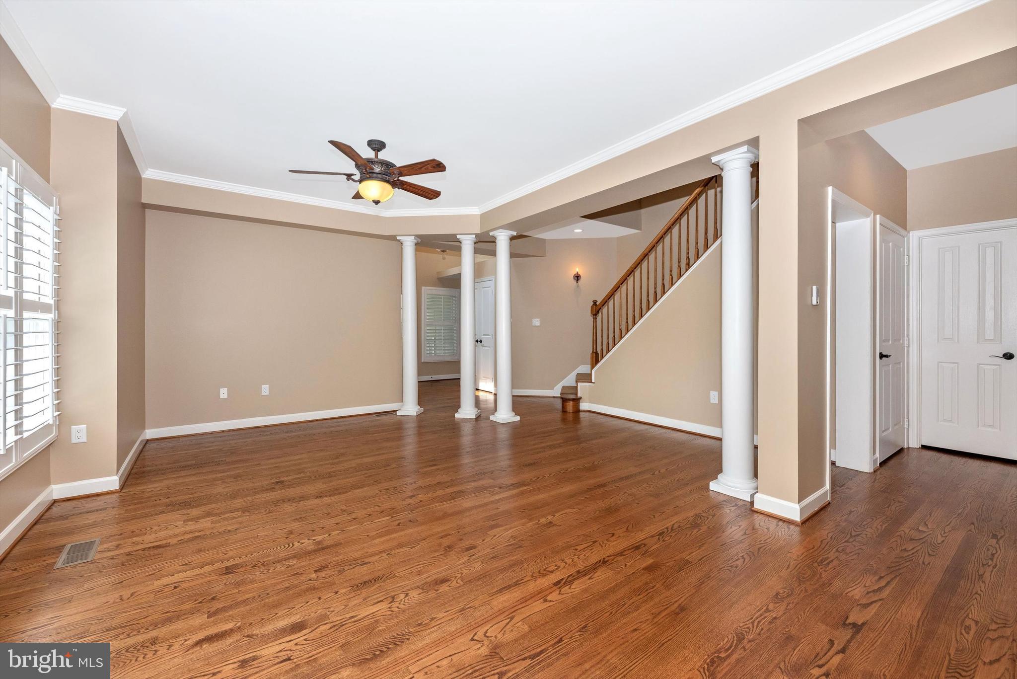 Columns and Crown Molding!