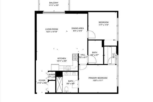 a picture of a floor plan