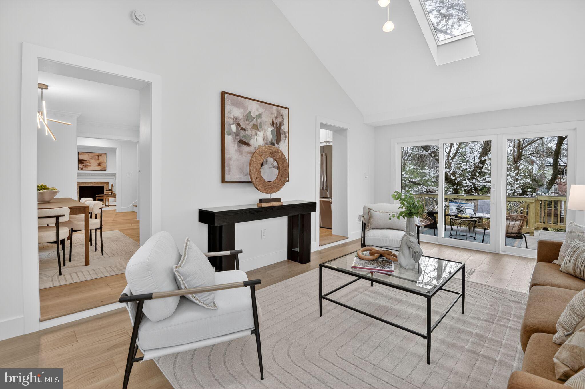 3637 Tilden Street Northwest Washington, DC 20008 - Photo 21 of 48 Family Room | opens to deck