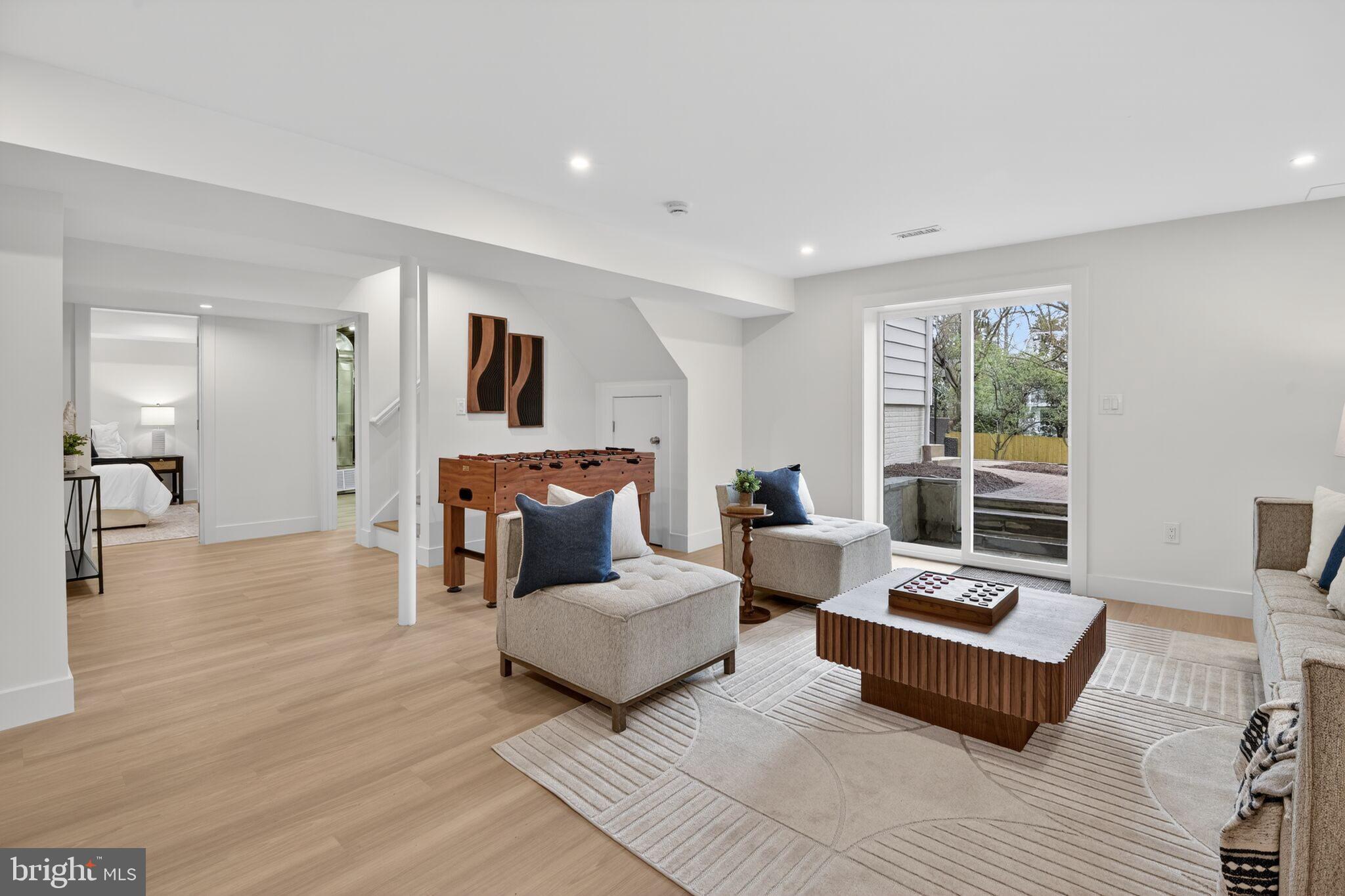 3637 Tilden Street Northwest Washington, DC 20008 - Photo 41 of 49 Family Room | walkout to terrace