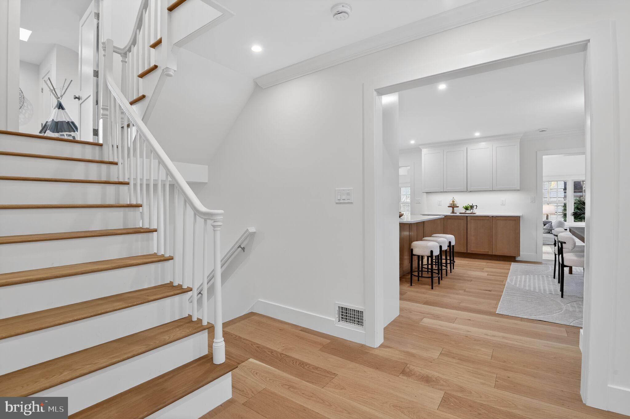 3637 Tilden Street Northwest Washington, DC 20008 - Photo 8 of 49 Foyer | wood floors throughout