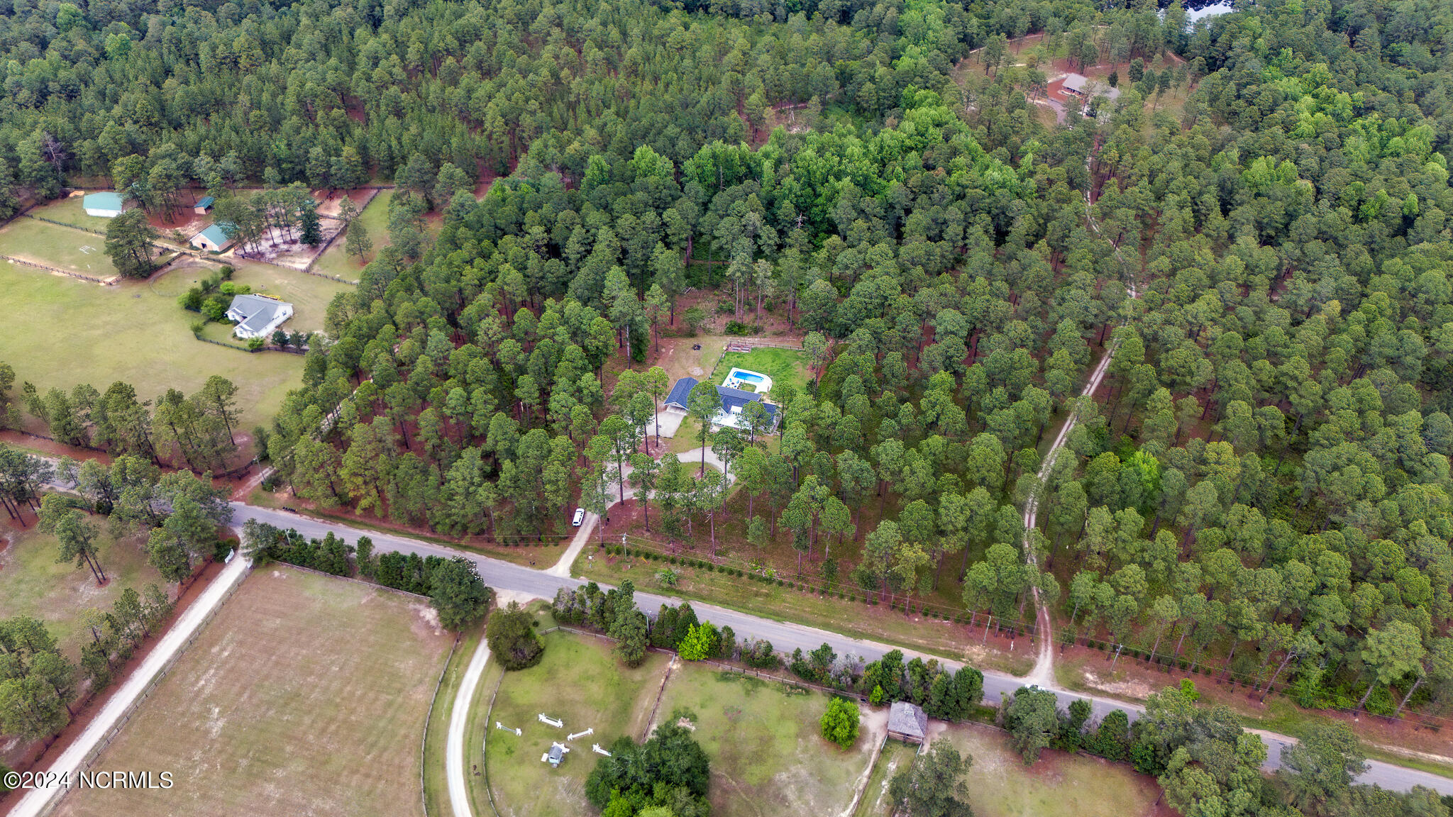 1005 Youngs Road Vass, NC 28394 - Photo 5 of 114 Property is surrounded by the Moss Foundation on 3 Sides which can never be built on