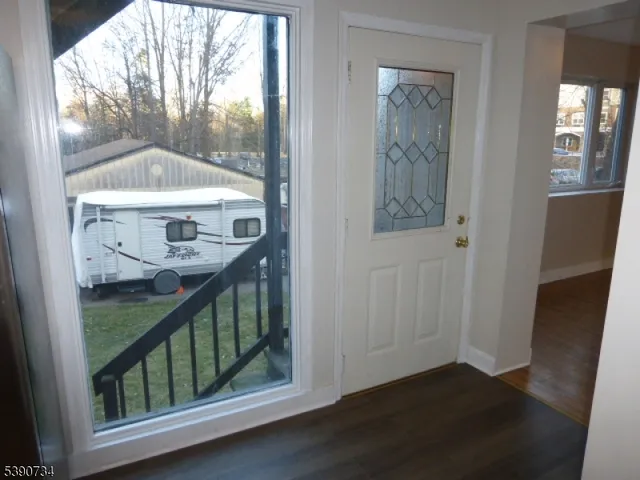 a view of front door