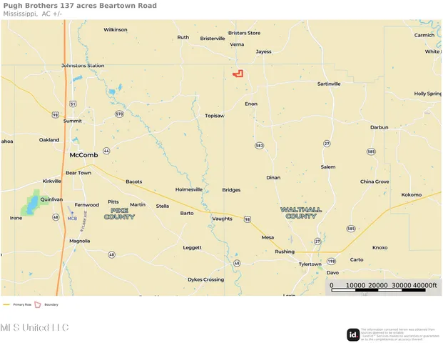 $455,000 | Beartown Road, Jayess, MS 39641
