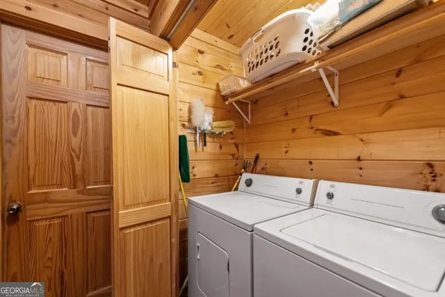 a outdoor living space with furniture