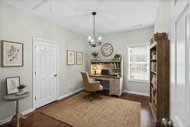 wooden floor in an empty room