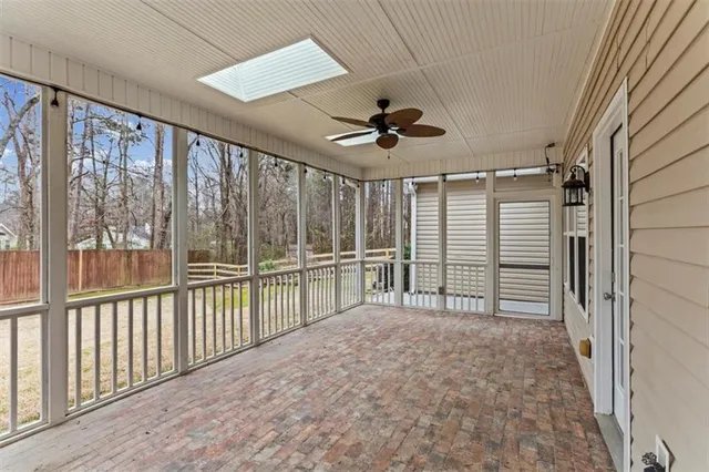 a view of a house with a porch