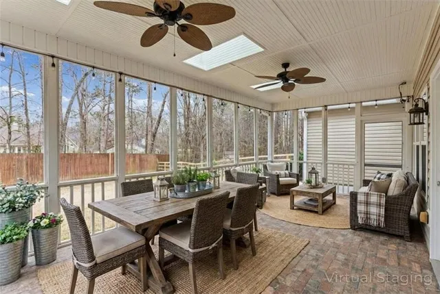 a view of yard with swimming pool