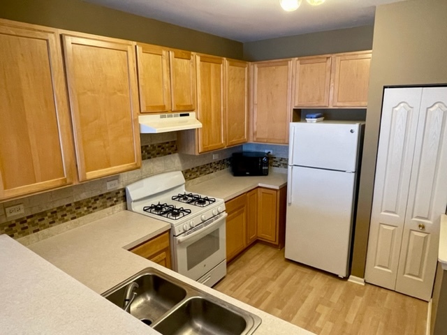 2459 Oneida Lane Naperville, IL 60563 - Photo 3 of 14 a kitchen with a refrigerator a stove top oven a sink and cabinets