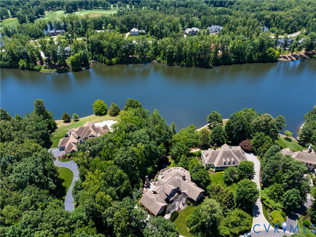 202 Kinloch Road Manakin-Sabot, VA 23103 - Photo 3 of 51 an aerial view of ocean residential house with outdoor space and trees all around