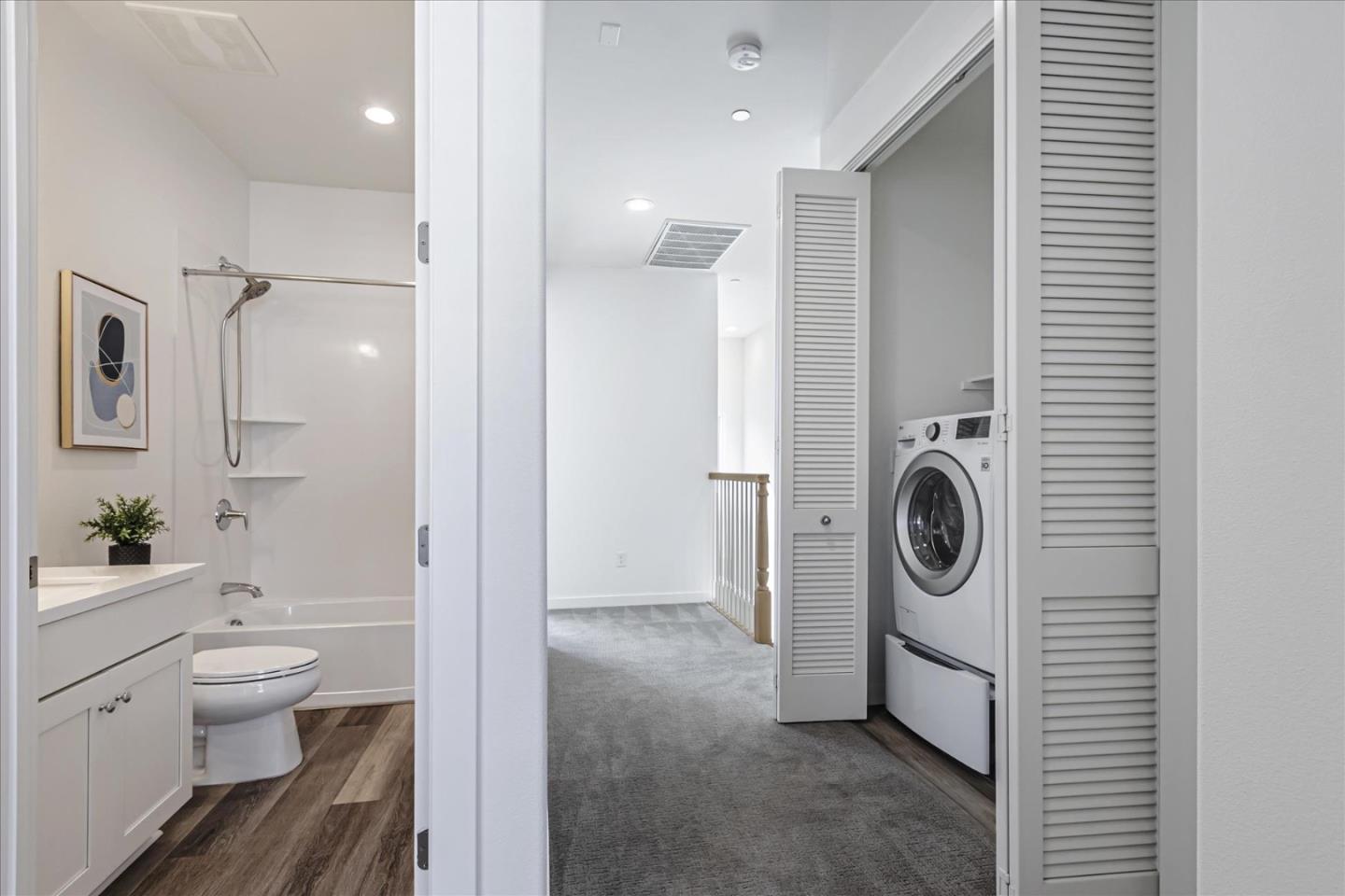 1907 Joshua Tree Circle Milpitas, CA 95035 - Photo 24 of 37 a bathroom with a toilet sink and shower