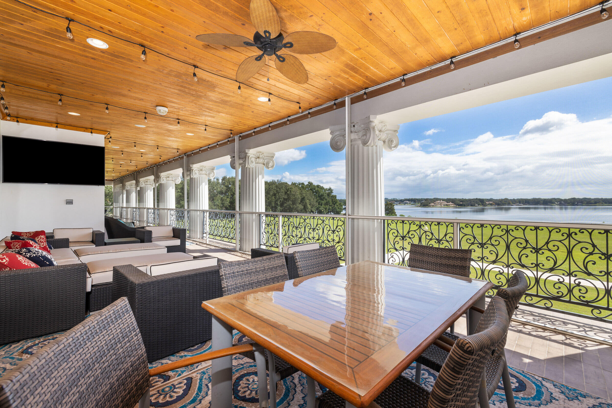 9508 Windy Ridge Road Windermere, FL 34786 - Photo 27 of 49 a view of a dining room with furniture window and outside view