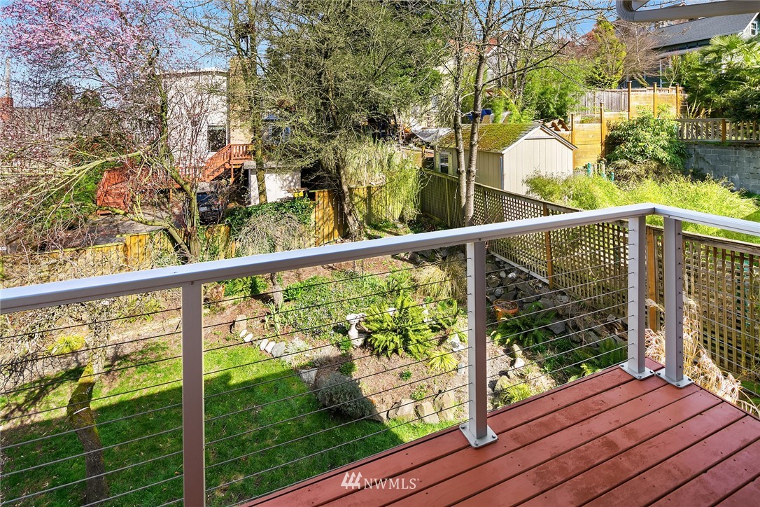342 Northwest 48th Street Seattle, WA 98107 - Photo 13 of 20 a view of a balcony with wooden floor