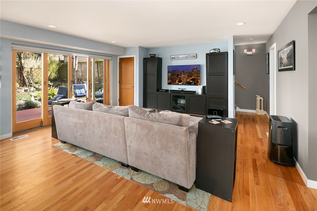 342 Northwest 48th Street Seattle, WA 98107 - Photo 9 of 20 a living room with furniture and a flat screen tv