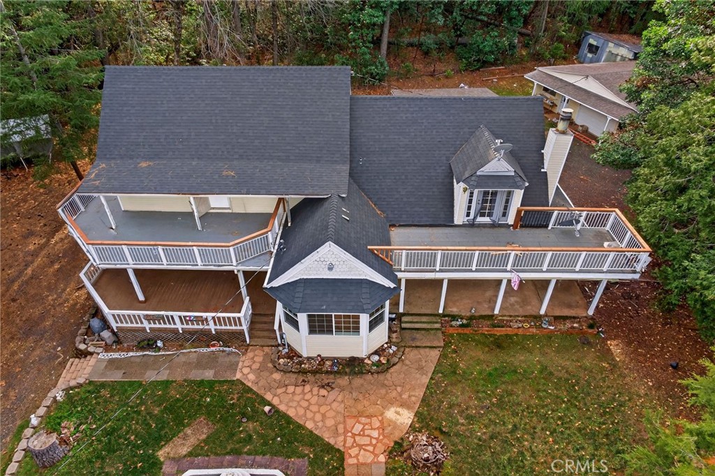 5048 Big Bend Road Oroville, CA 95965 - Photo 67 of 75 an aerial view of a house with a yard
