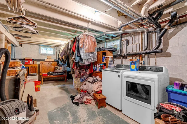 a view of storage and utility room
