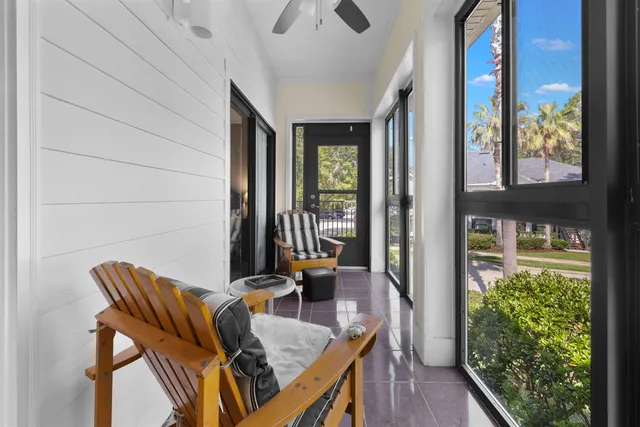 a view of balcony and patio
