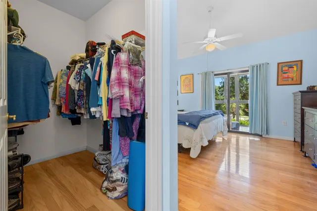 a view of a bedroom and bedroom