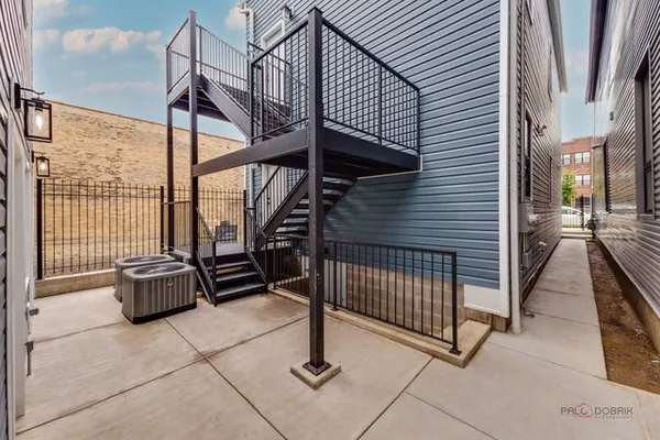 a view of outdoor space with seating area