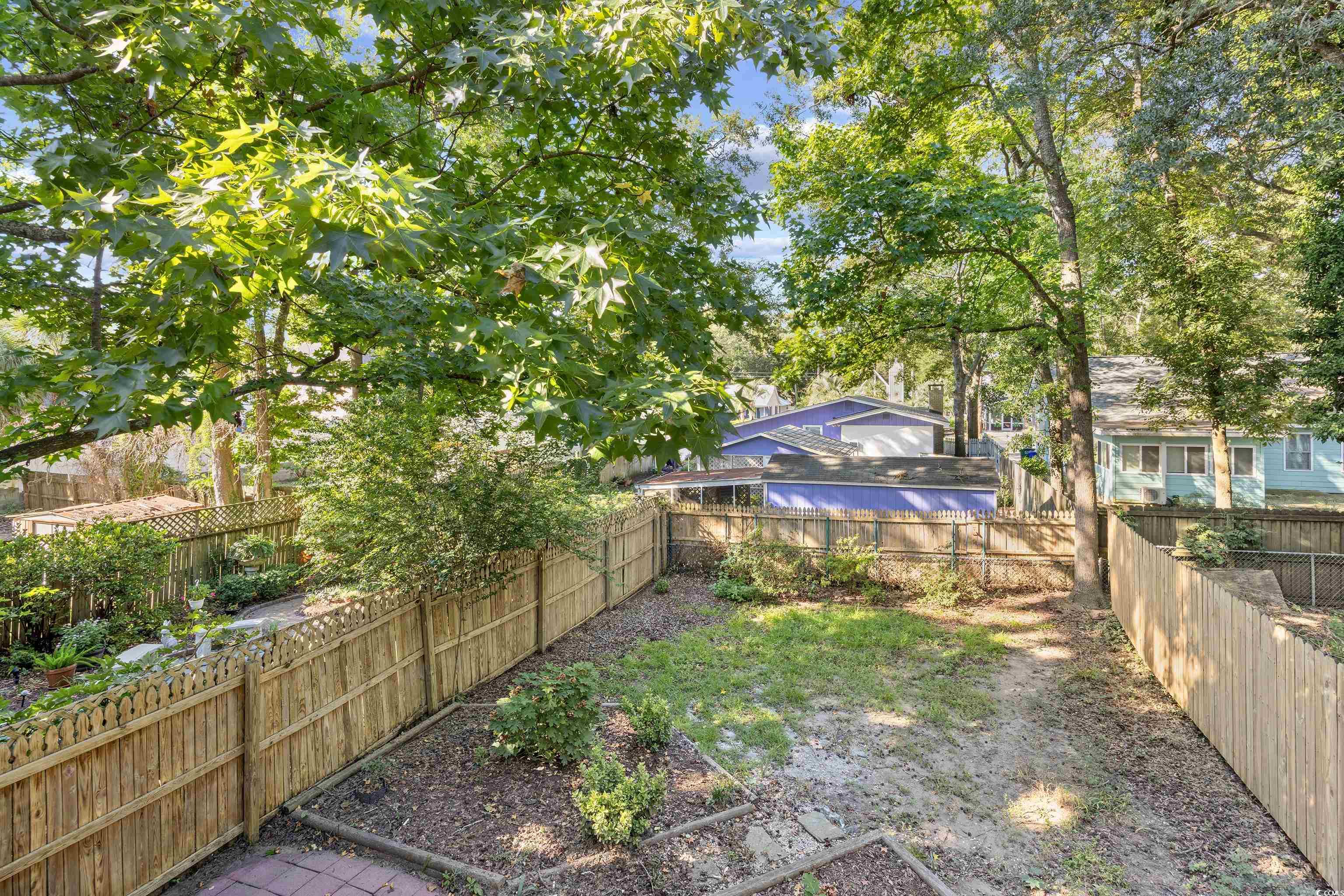 617 Surfside Drive Surfside Beach, SC 29575 - Photo 24 of 39 View of fenced backyard