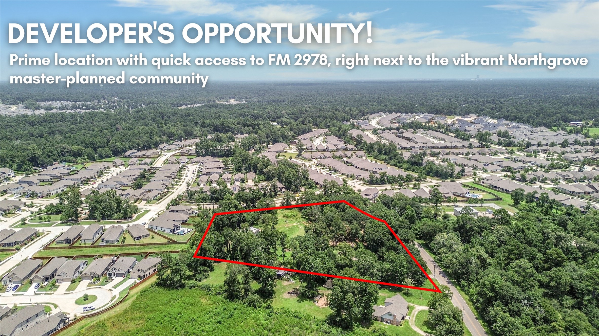 8330 Standard Road Magnolia, TX 77354 - Photo 2 of 13 a view of outdoor space with signage and flags
