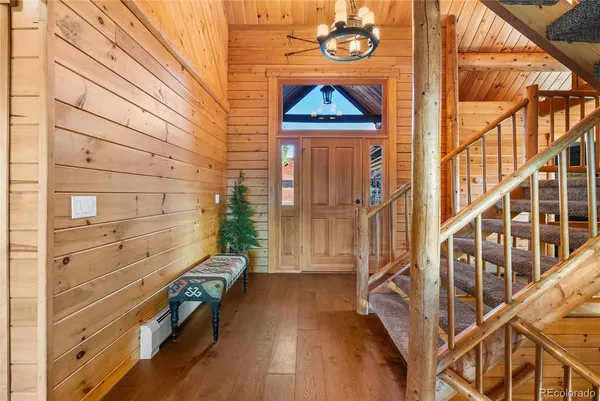a view of livingroom with furniture and wooden floor
