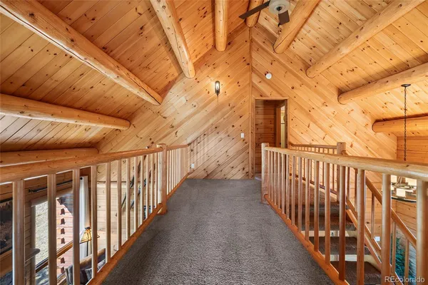 a view of outdoor space with seating area