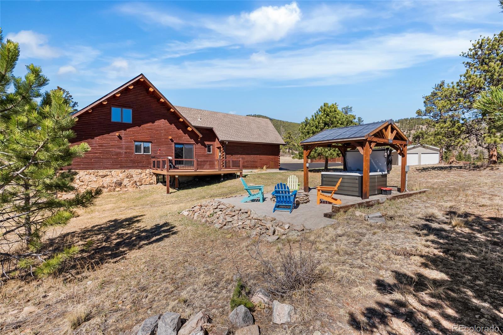 685 Jesse Lane Bailey, CO 80421 - Photo 42 of 50 an aerial view of a house