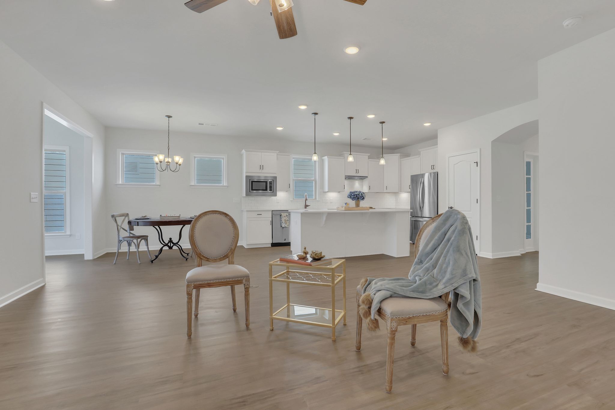 1084 Sumner Grove Spring Hill, TN 37174 - Photo 12 of 40 a living room with furniture and kitchen view