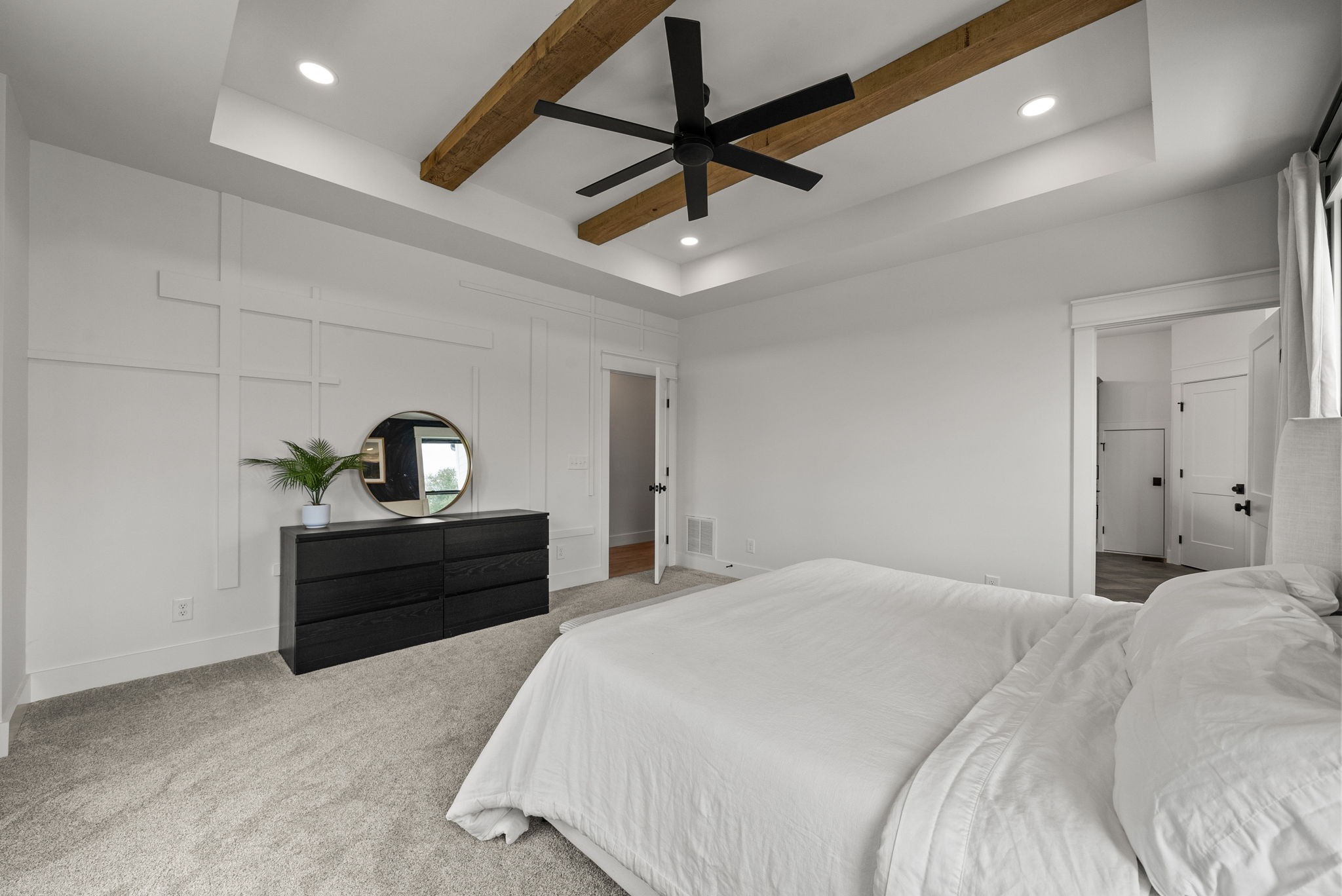 5183 Sango Road Clarksville, TN 37043 - Photo 43 of 84 a bedroom with a bed and a ceiling fan