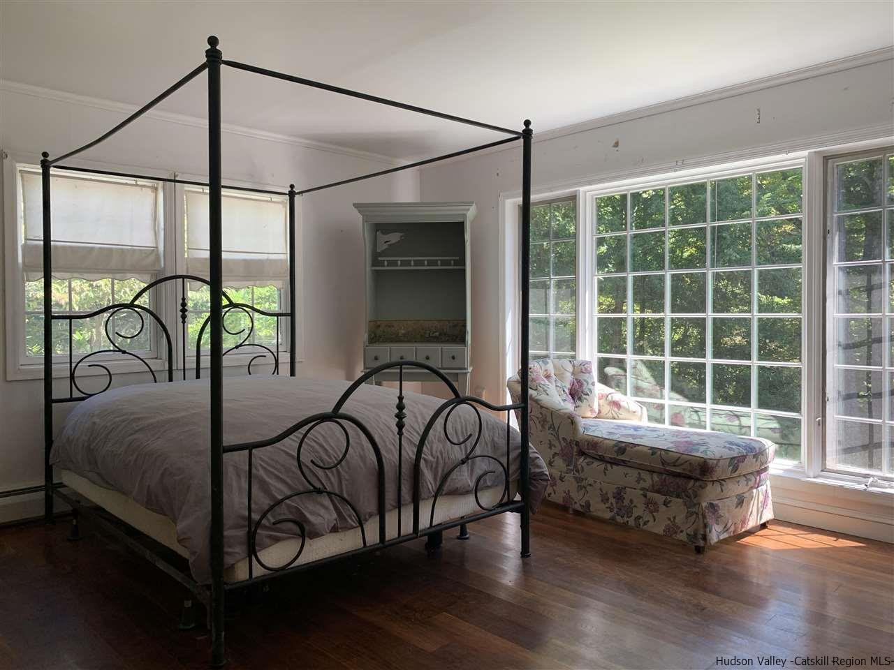 1 Powdermill Bridge Road Kingston, NY 12401 - Photo 5 of 35 1st Floor Master Bedroom with Creek View