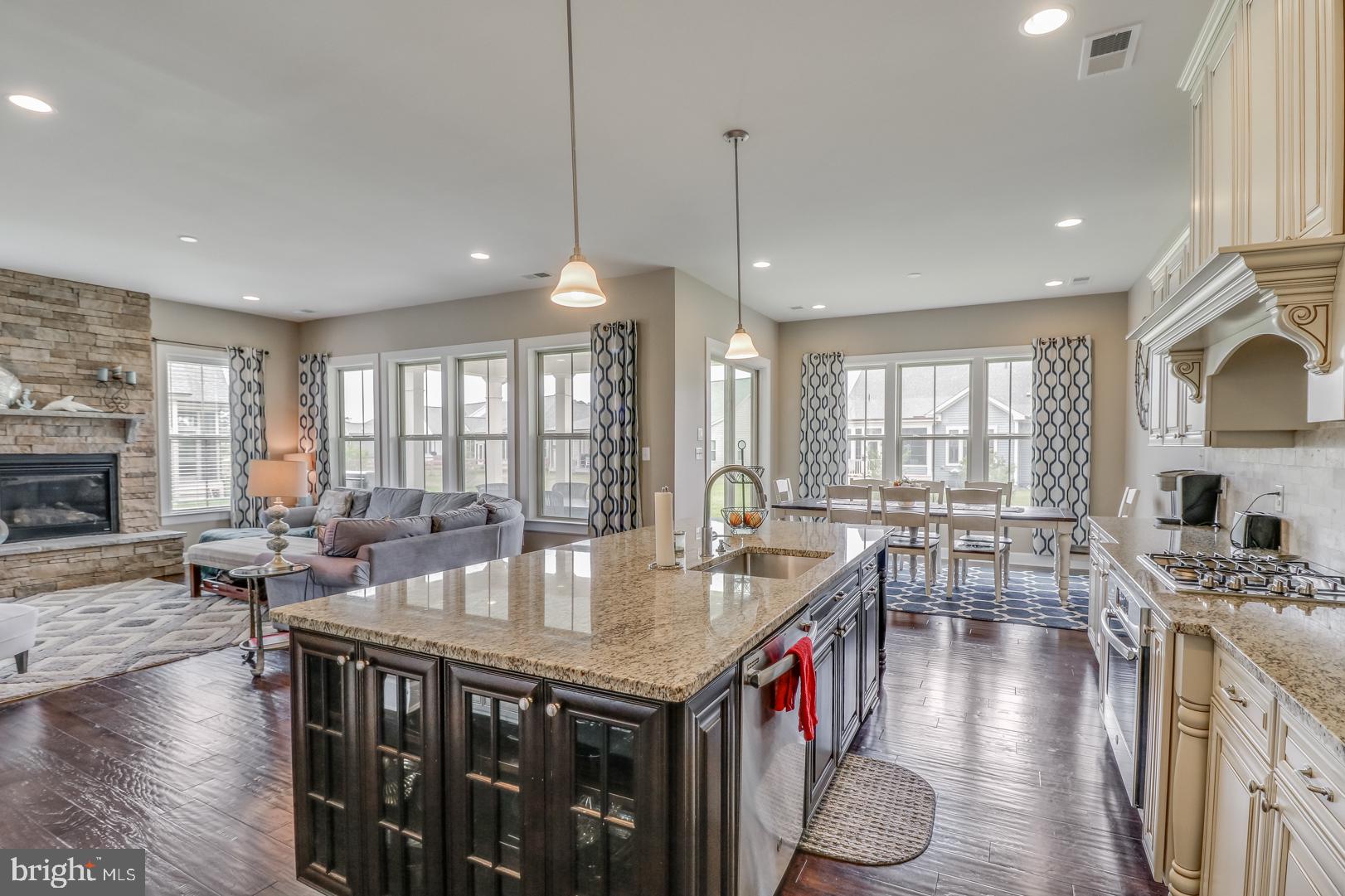25372 Robin Tree Lane Ocean View, DE 19970 - Photo 8 of 61 Kitchen, Dining & Family Room Combined