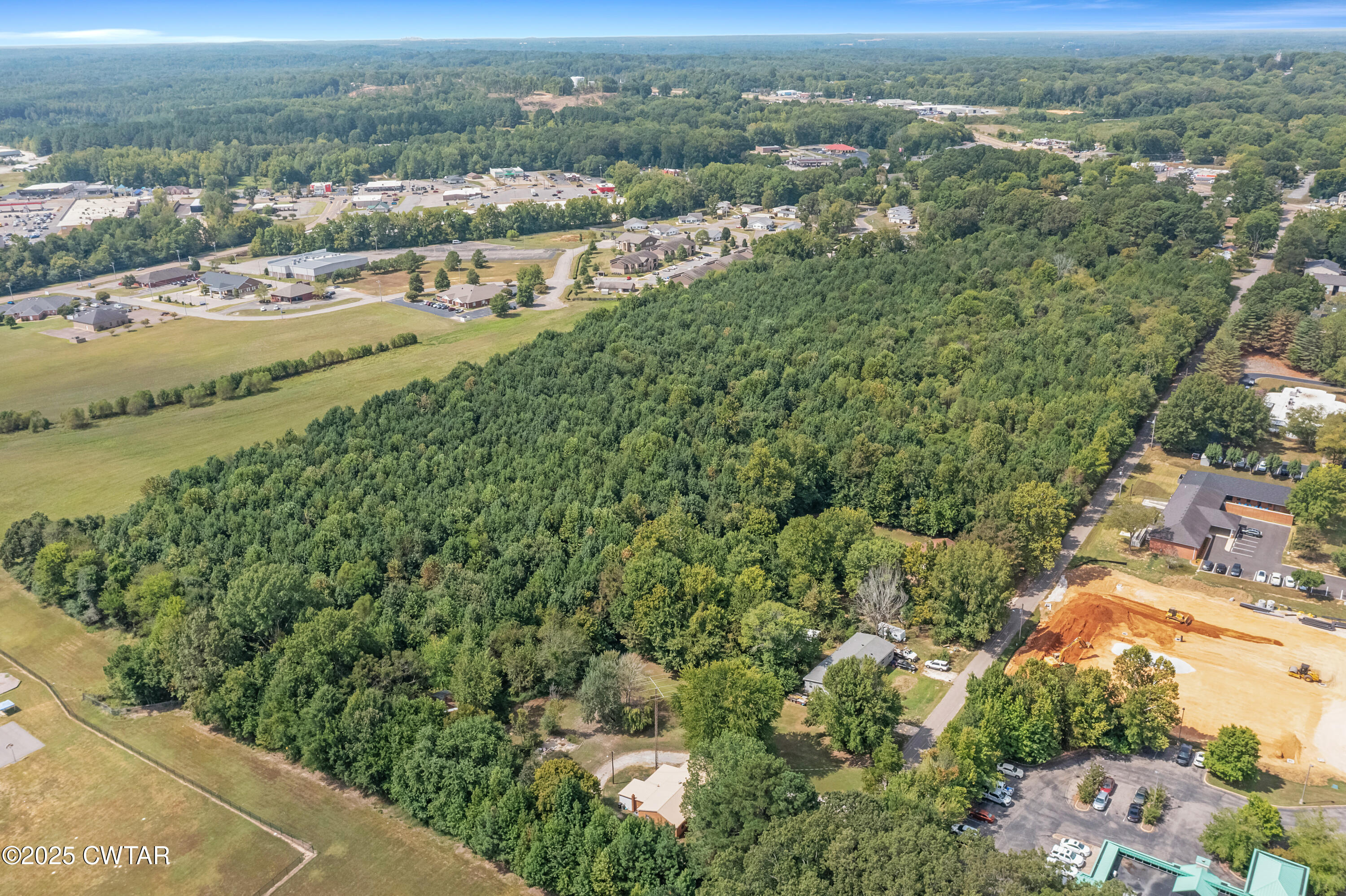 1045 Manley Street Paris, TN 38242 - Photo 11 of 14 an aerial view of residential houses with outdoor space and trees